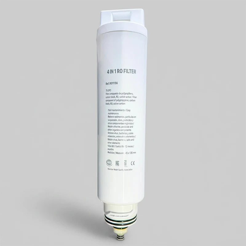 BeAqua PureFlow | 4-in-1 Umkehrosmose-Kartusche (75 GPD)